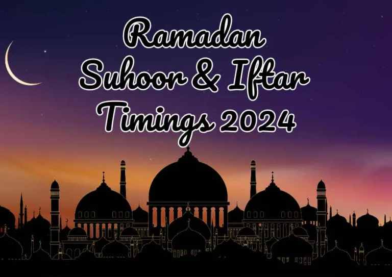 suhoor and ifar timings 2024