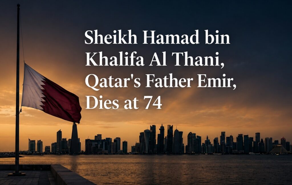 sheikh hamad dies in qatar cover image
